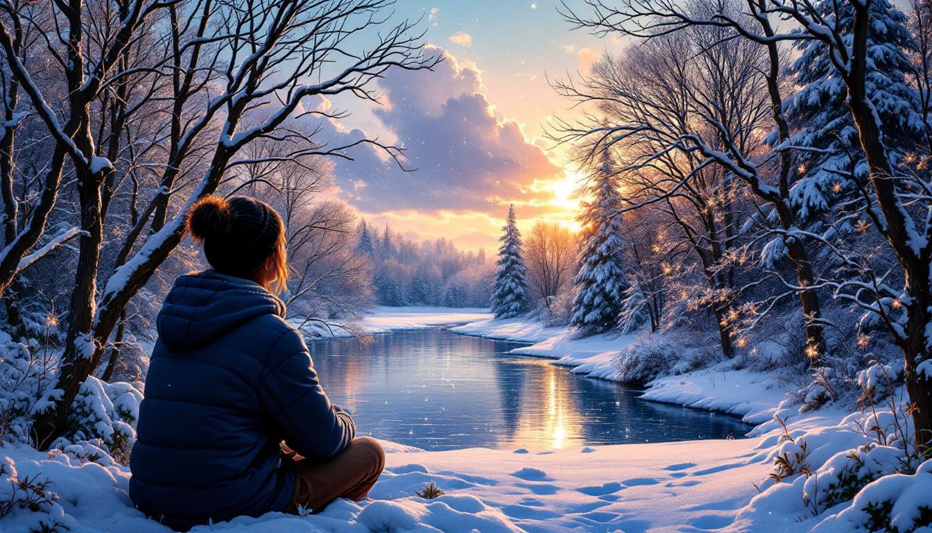 Person enjoying stress relief through seasonal paint by numbers holiday crafts therapeutic benefits