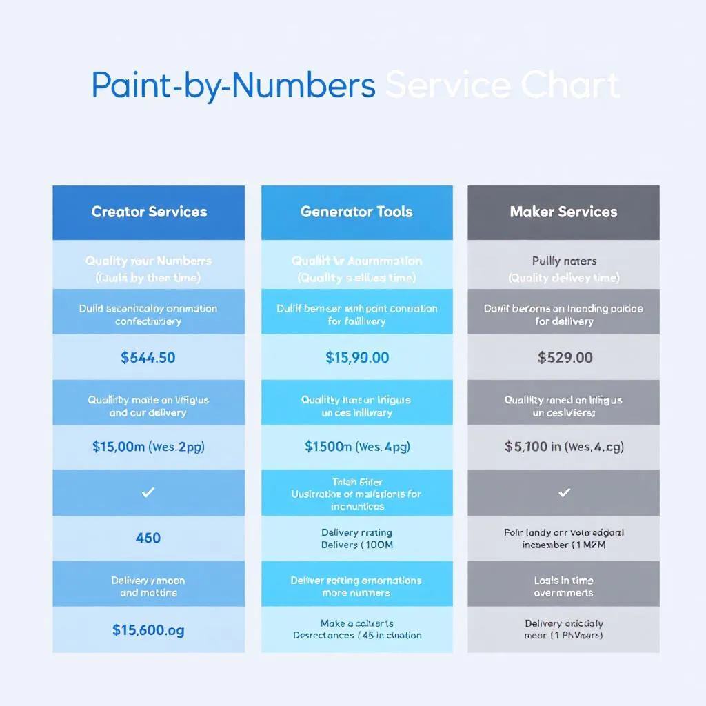 Paint-by-Numbers Service Types Comparison